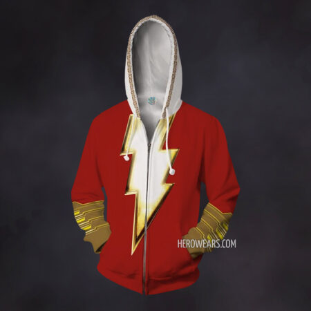 Shazam Zip Up Hoodie
