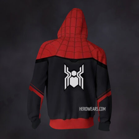 Spiderman Far From Home Zip Up Hoodie