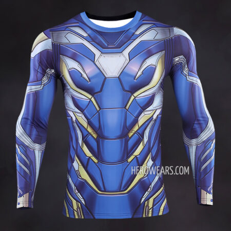 Iron Man Pepper Pots Compression Shirt Rash Guard