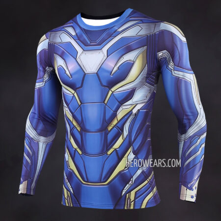 Iron Man Pepper Pots Compression Shirt Rash Guard