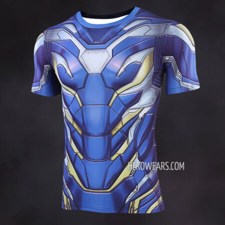 Iron Man Pepper Pots Compression Shirt Rash Guard