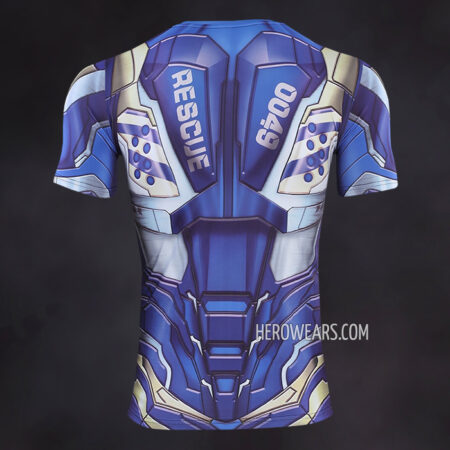 Iron Man Pepper Pots Compression Shirt Rash Guard