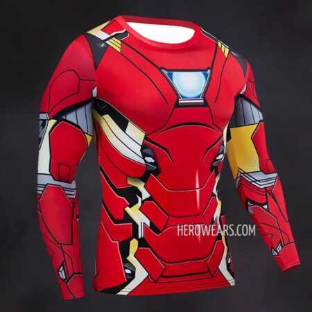 Iron Man Mk46 Compression Shirt Rash Guard