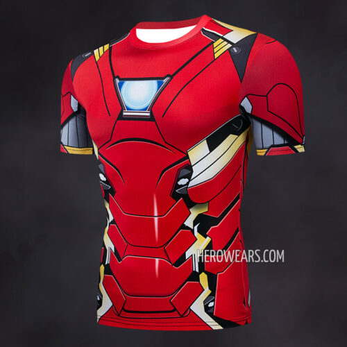 Iron Man Mk46 Compression Shirt Rash Guard