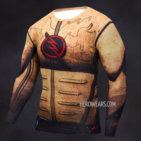 Reverse Flash Compression Shirt Rash Guard
