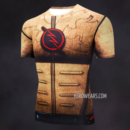 Reverse Flash Compression Shirt Rash Guard