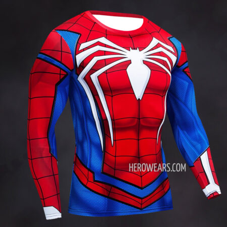 Spiderman PS4 Insomniac Compression Shirt Rash Guard