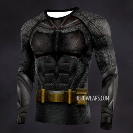 Batman Justice League Compression Shirt Rash Guard