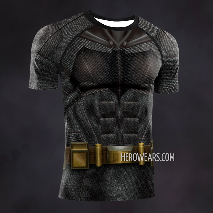 Batman Justice League Compression Shirt Rash Guard