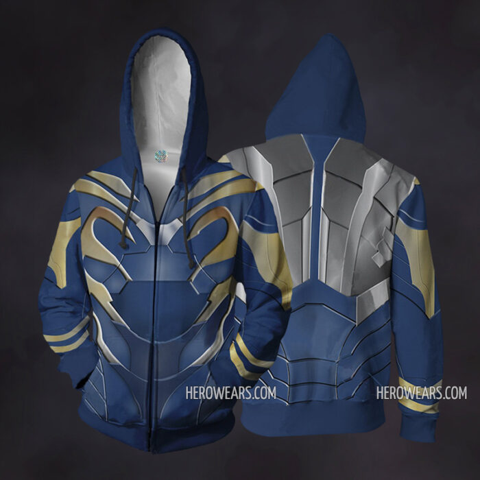 Iron Man Pepper Potts Zip Up Hoodie