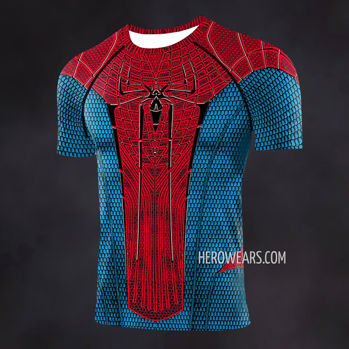 Amazing Spiderman Compression Shirt Rash Guard