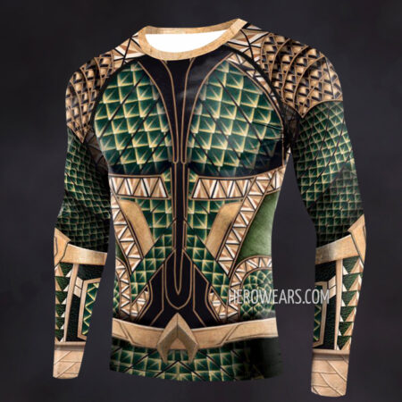 Aquaman Compression Shirt Rash Guard