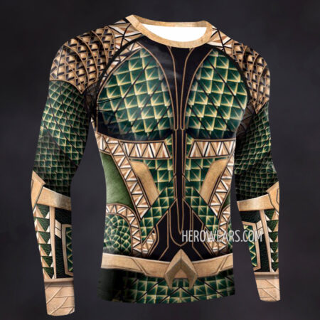 Aquaman Compression Shirt Rash Guard