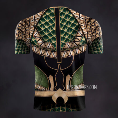 Aquaman Compression Shirt Rash Guard