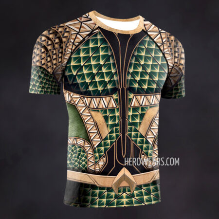 Aquaman Compression Shirt Rash Guard