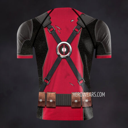 Deadpool Compression Shirt Rash Guard