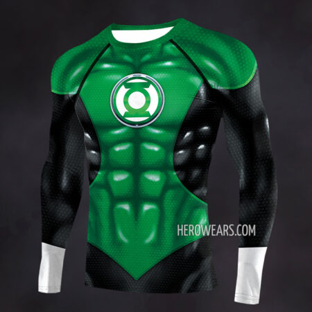 Green Lantern New 52 Compression Shirt Rash Guard