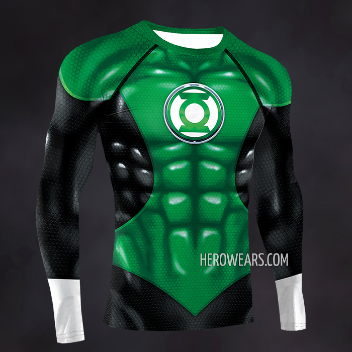 Green Lantern Fully Charged Premium Adult Slim Fit T-Shirt