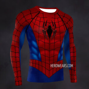 Spectacular Spiderman Compression Shirt Rash Guard