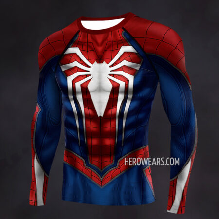 Spiderman PS4 Insomniac Compression Shirt Rash Guard