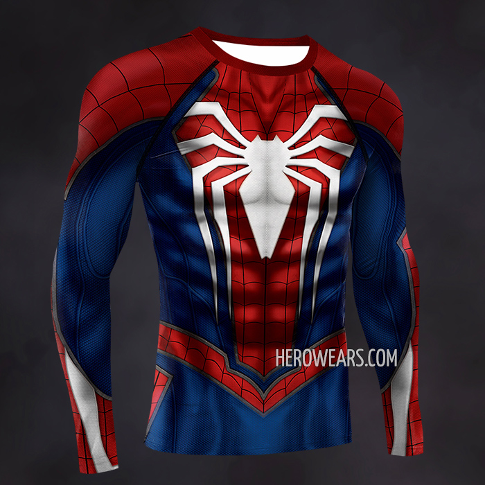 Spiderman PS4 Insomniac Compression Shirt Rash Guard