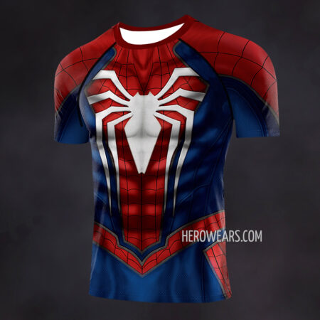 Spiderman PS4 Insomniac Compression Shirt Rash Guard