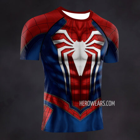 Spiderman PS4 Insomniac Compression Shirt Rash Guard