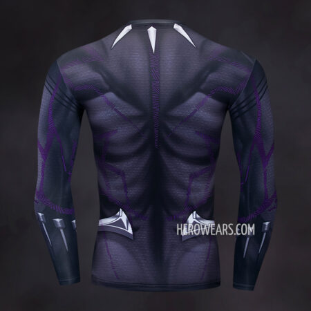 Black Panther Kinetic Compression Shirt Rash Guard