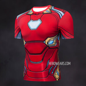 Iron Man Mk50 Compression Shirt Rash Guard