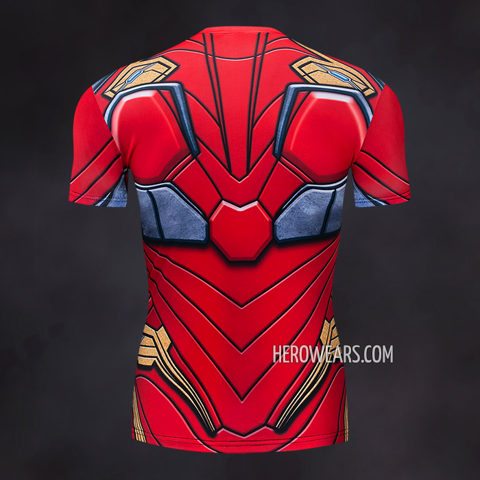 Iron Man Mk50 Compression Shirt Rash Guard