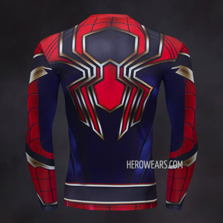 Iron Spider Compression Shirt Rash Guard Short Sleeve