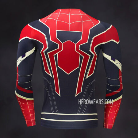Iron Spider Compression Shirt Rash Guard Short Sleeve