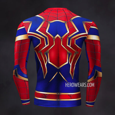 Iron Spider Compression Shirt Rash Guard Short Sleeve