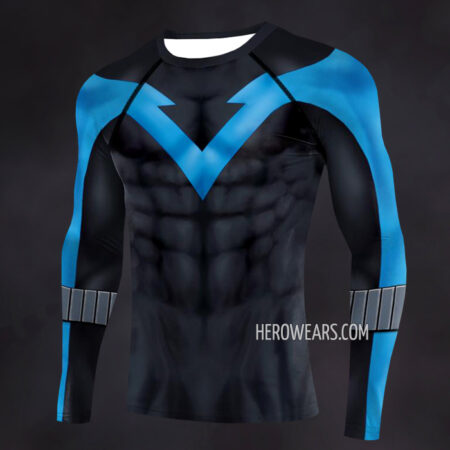 Nightwing Compression Shirt Rash Guard