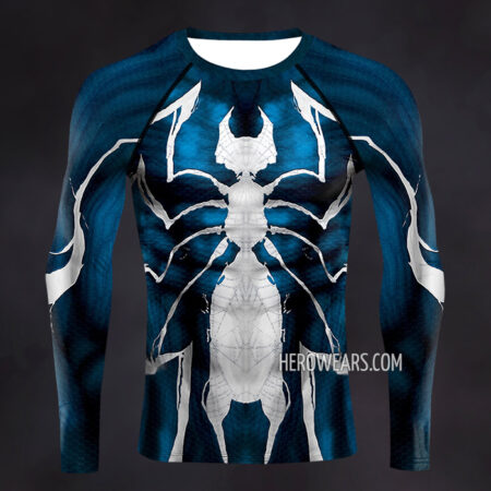 Spiderman Symbiote Compression Shirt Rash Guard