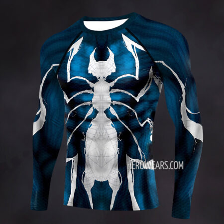 Spiderman Symbiote Compression Shirt Rash Guard