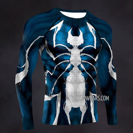 Spiderman Symbiote Compression Shirt Rash Guard