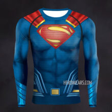 Superman Compression Shirt Rash Guard