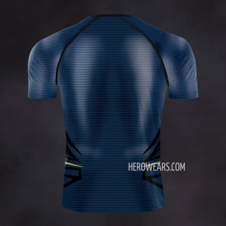 Superman Man of Steel Compression Shirt Rash Guard