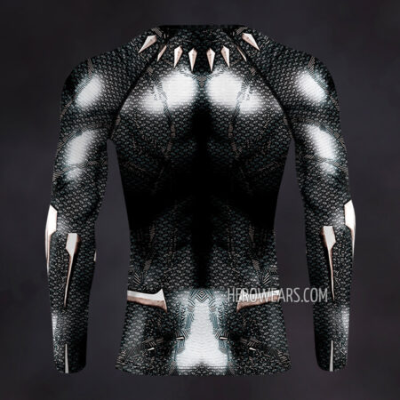 Black Panther Compression Shirt Rash Guard