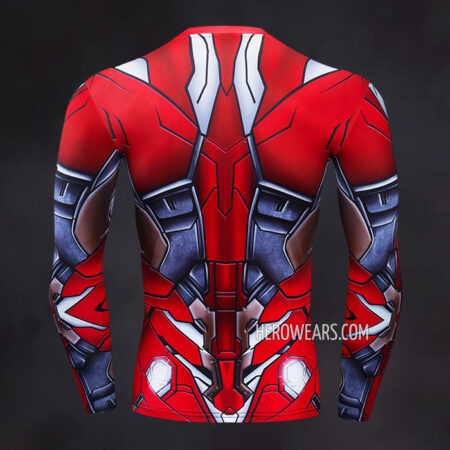 Iron Man Mk6 Compression Shirt Rash Guard
