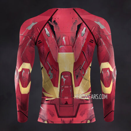 Iron Man Mk7 Compression Shirt Rash Guard