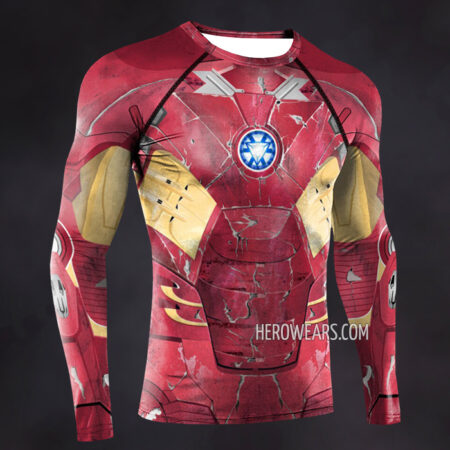 Iron Man Mk7 Compression Shirt Rash Guard