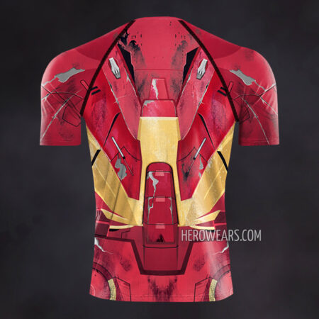 Iron Man Mk7 Compression Shirt Rash Guard