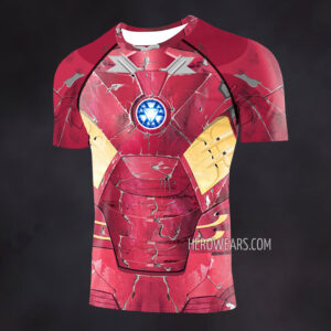 Iron Man Mk7 Compression Shirt Rash Guard