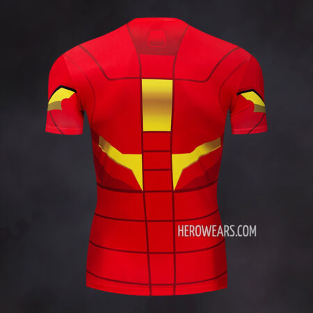 Iron Man Compression Shirt Rash Guard