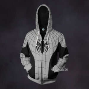 Armored Spider Man Zip Up Hoodie