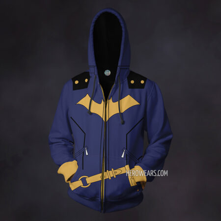 Batgirl Zip Up Hoodie