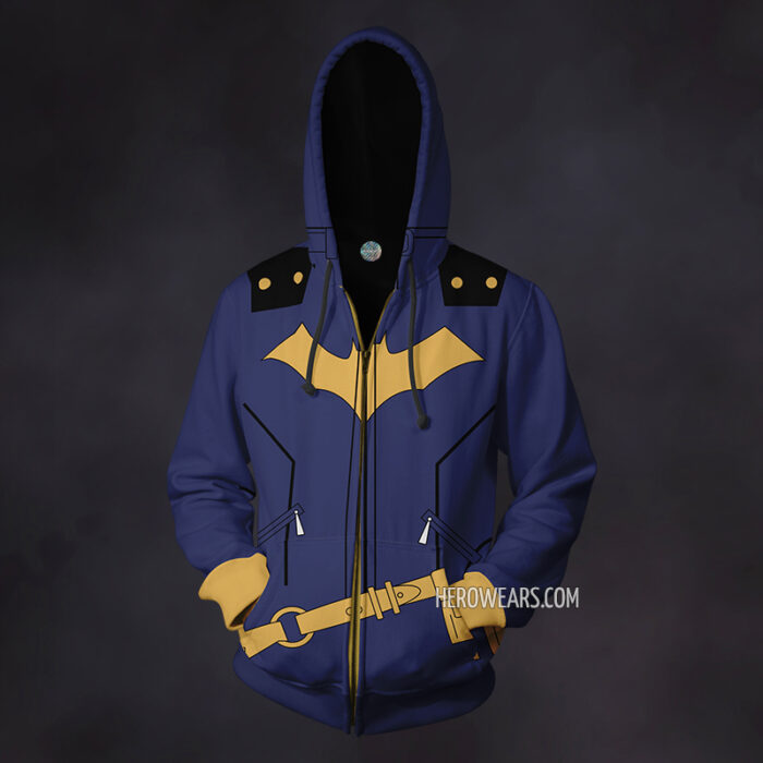 Batgirl Zip Up Hoodie