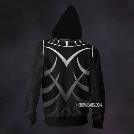Black Panther Zip Up Hoodie
